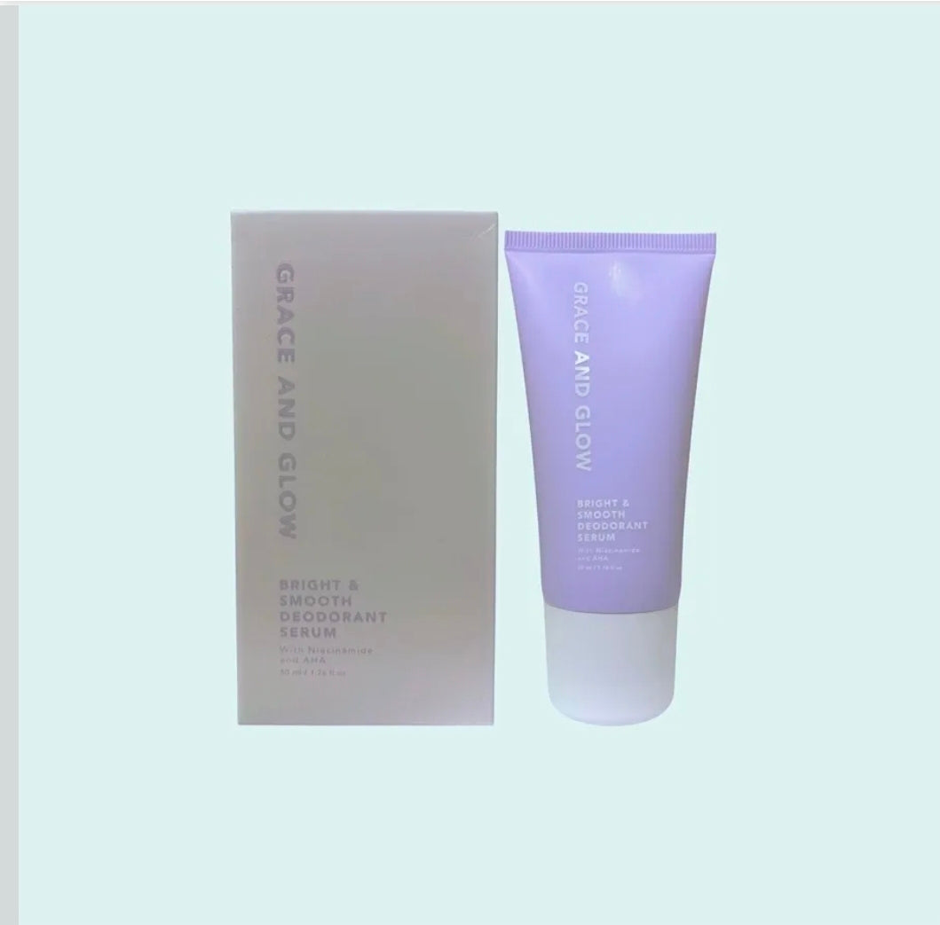 Grace and Glow Bright & Smooth Deodorant Serum with Niacinamide and AHA - 50ml