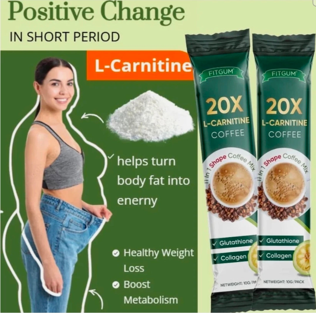 FITGUM Collagen Chia Coffee 10 Sachets / 11 in 1 Ingredient Coffee Mix