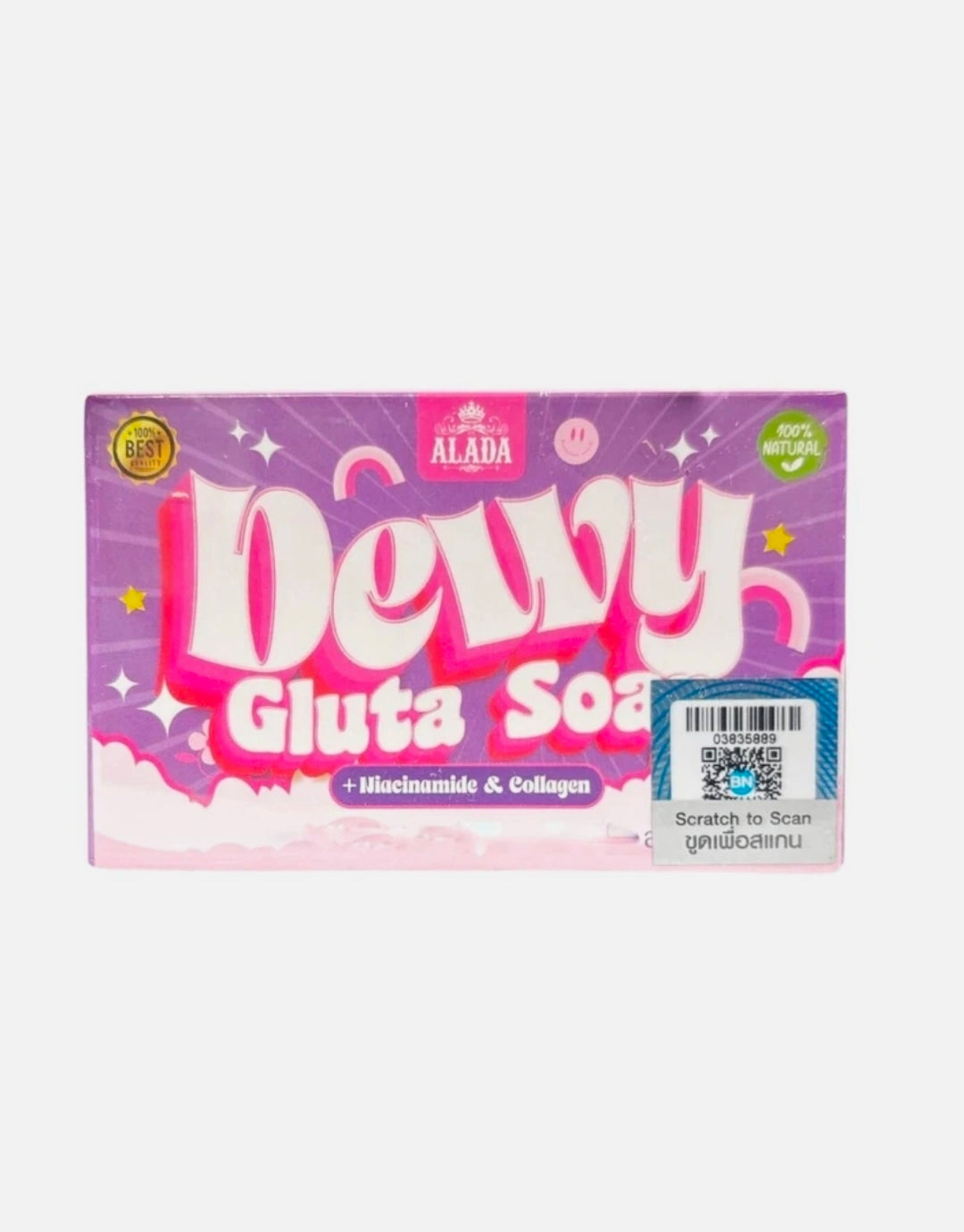 ALADA Natural Dewy Gluta Soap 70g – With Niacinamide & Collagen