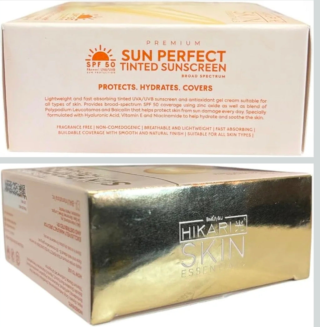 Hikari Skin Premium Sun Perfect Tinted Sunscreen SPF 50-50ml