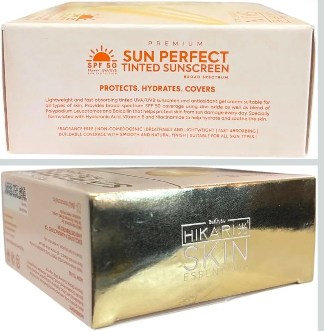 Hikari Skin Premium Sun Perfect Tinted Sunscreen SPF 50-50ml