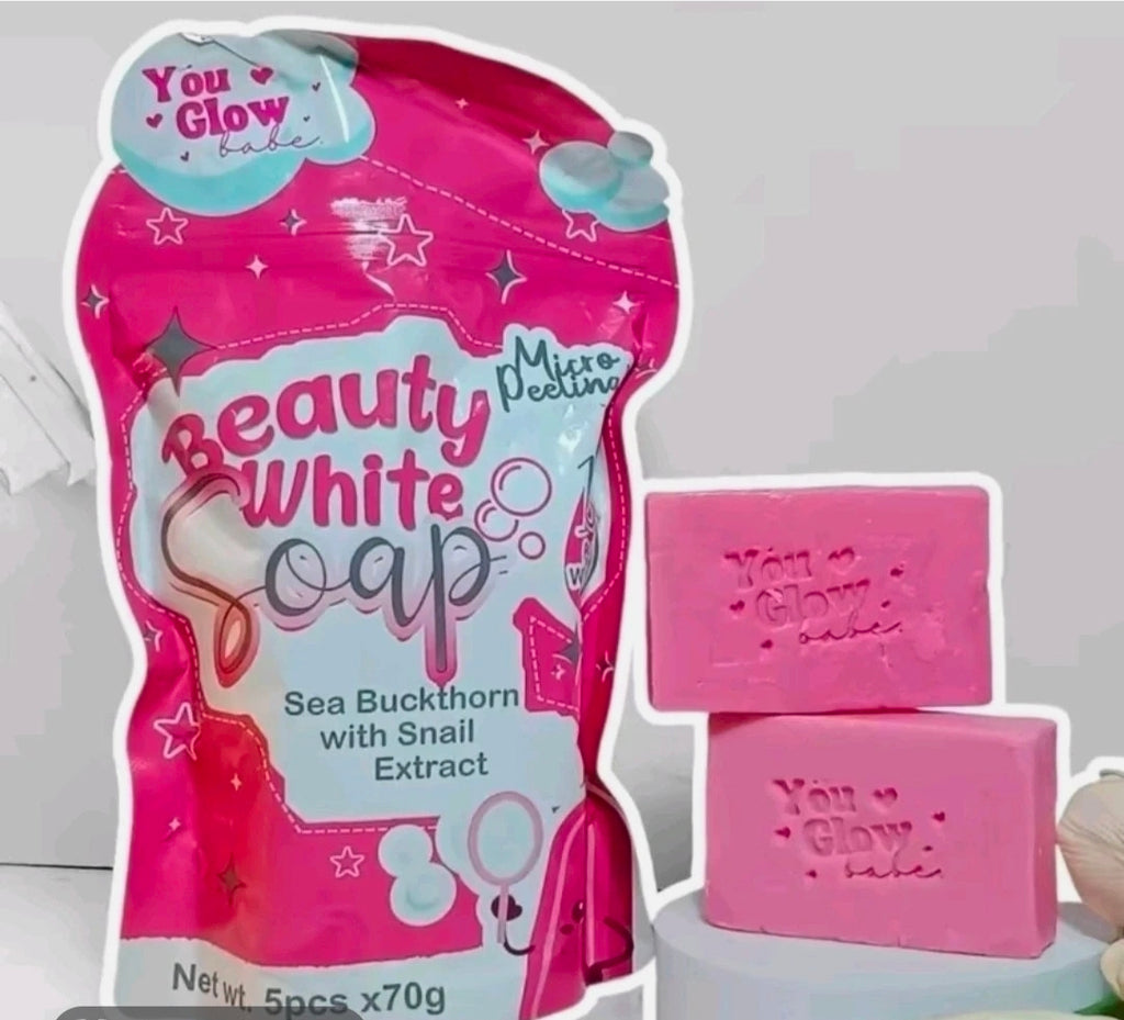 Beauty White Soap by You Glow Babe, 5 Bars x 70g