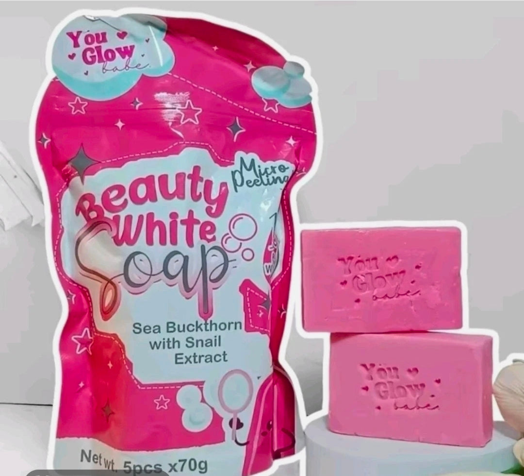 Beauty White Soap by You Glow Babe, 5 Bars x 70g
