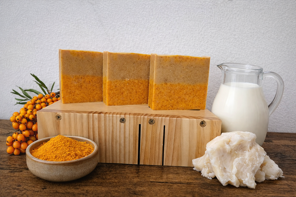 Kojic Sea Buckthorn Turmeric Soap