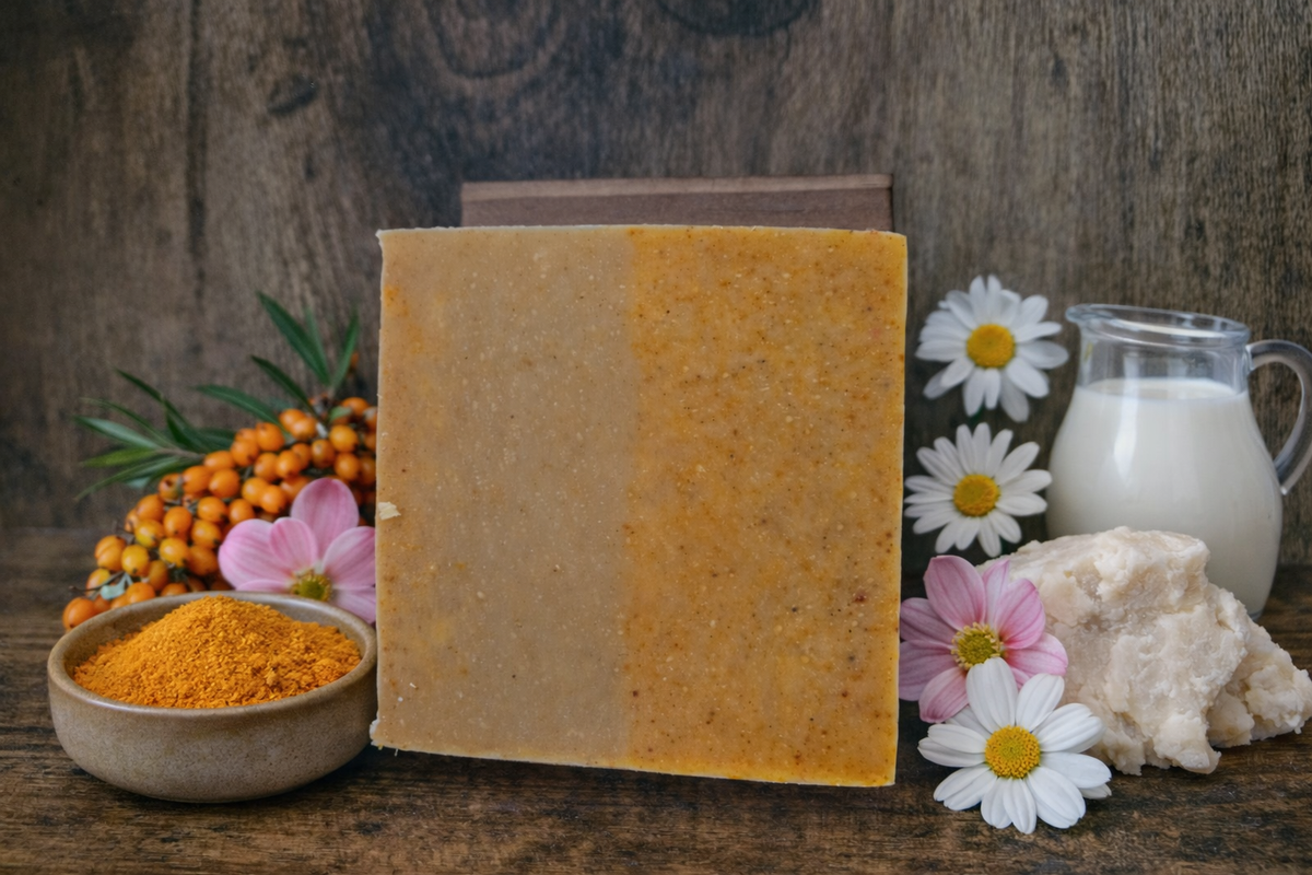 Kojic Sea Buckthorn Turmeric Soap