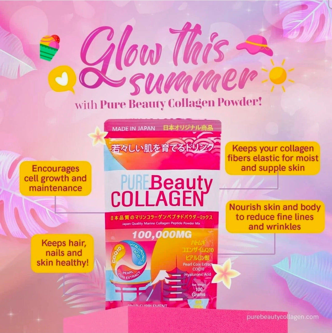 Pure Beauty Collagen 100,000mg Made In Japan