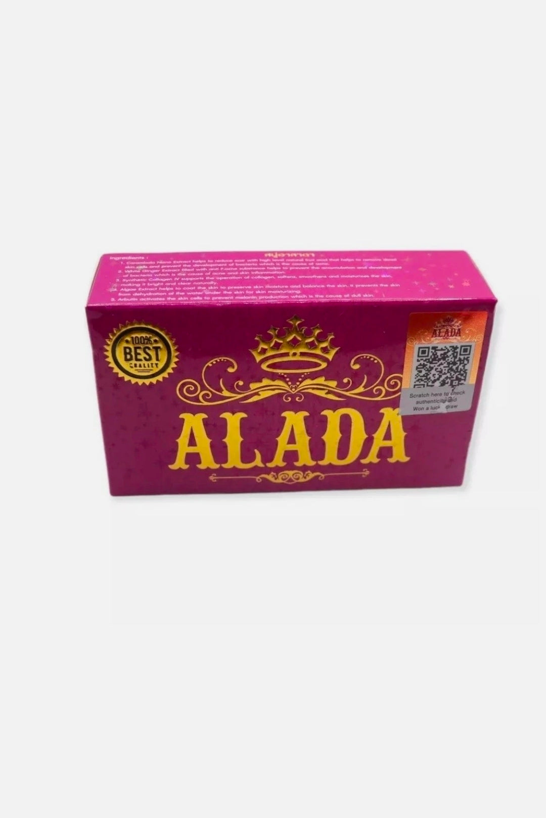 ALADA Whitening Soap Naturally Brightening Natural Extract Face Body 160G